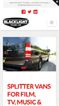 Mobile Screenshot of blacklighttours.co.uk